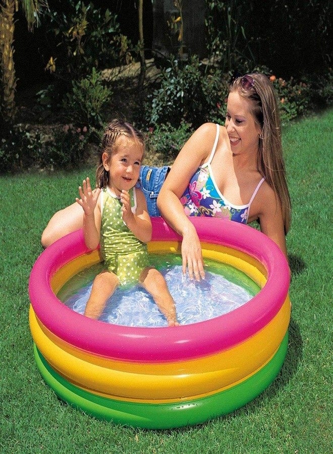 Foroly Bath Tub for Kids, Sunset Glow Water Pool for Kids, Inflatable Pool for Kids (3 ft) - Image 2